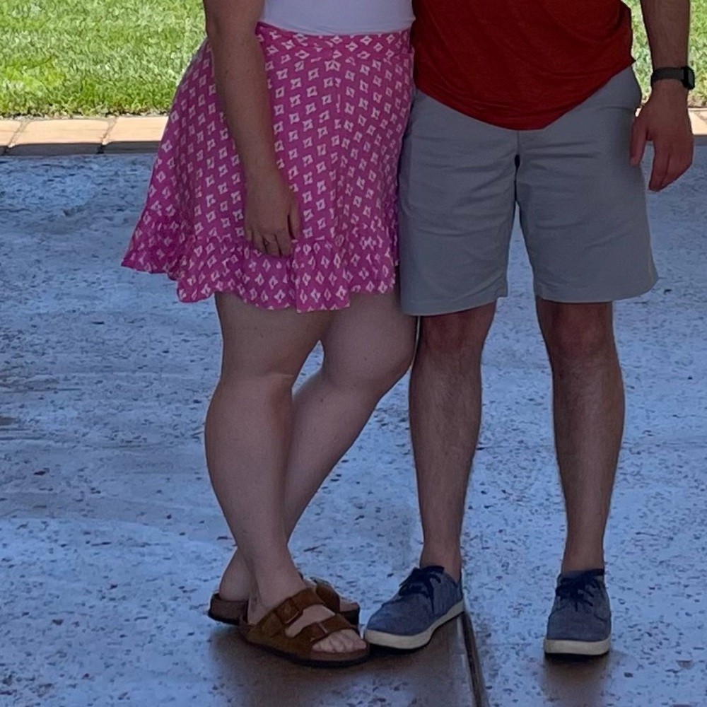 Spring wrap skort